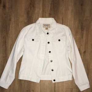 White denim jacket